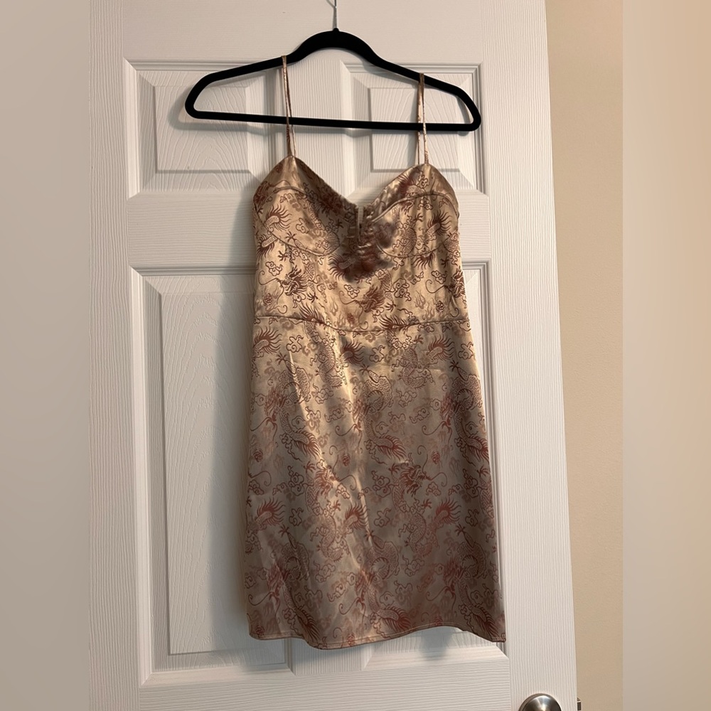 Stitch & Pine Slip Dragon Dress Size M Brand New Midi Length Bustier Top - Picture 1 of 3